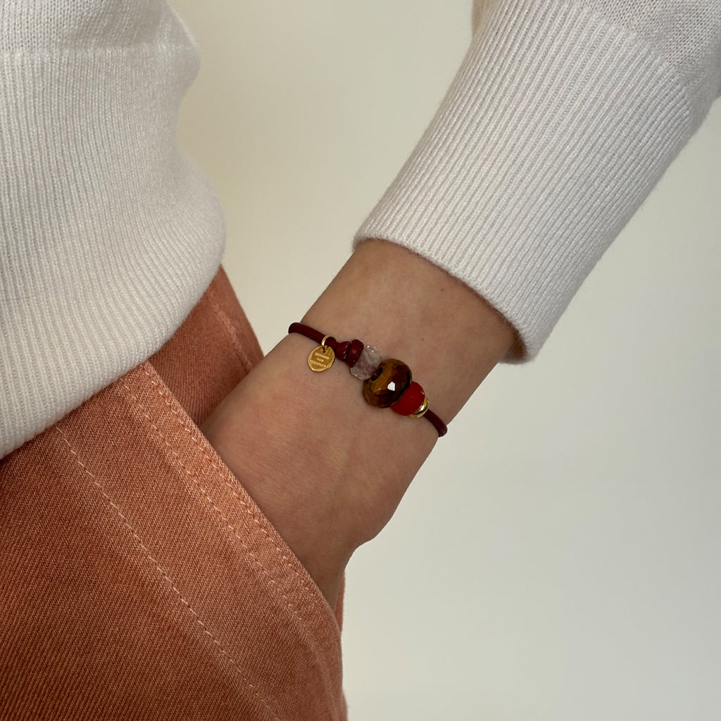 ANNY ARMBAND BORDEAUX