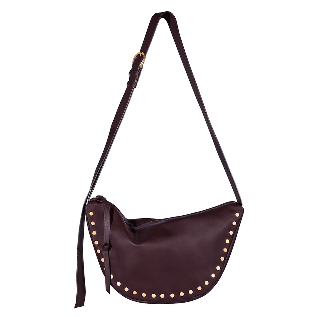 VENETIA TASCHE SMALL NIETE CHERRY