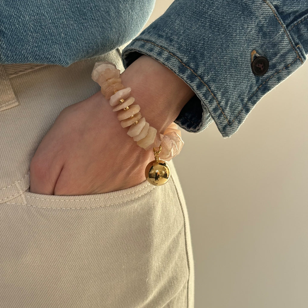 CARINA KUGEL ARMBAND ROSA