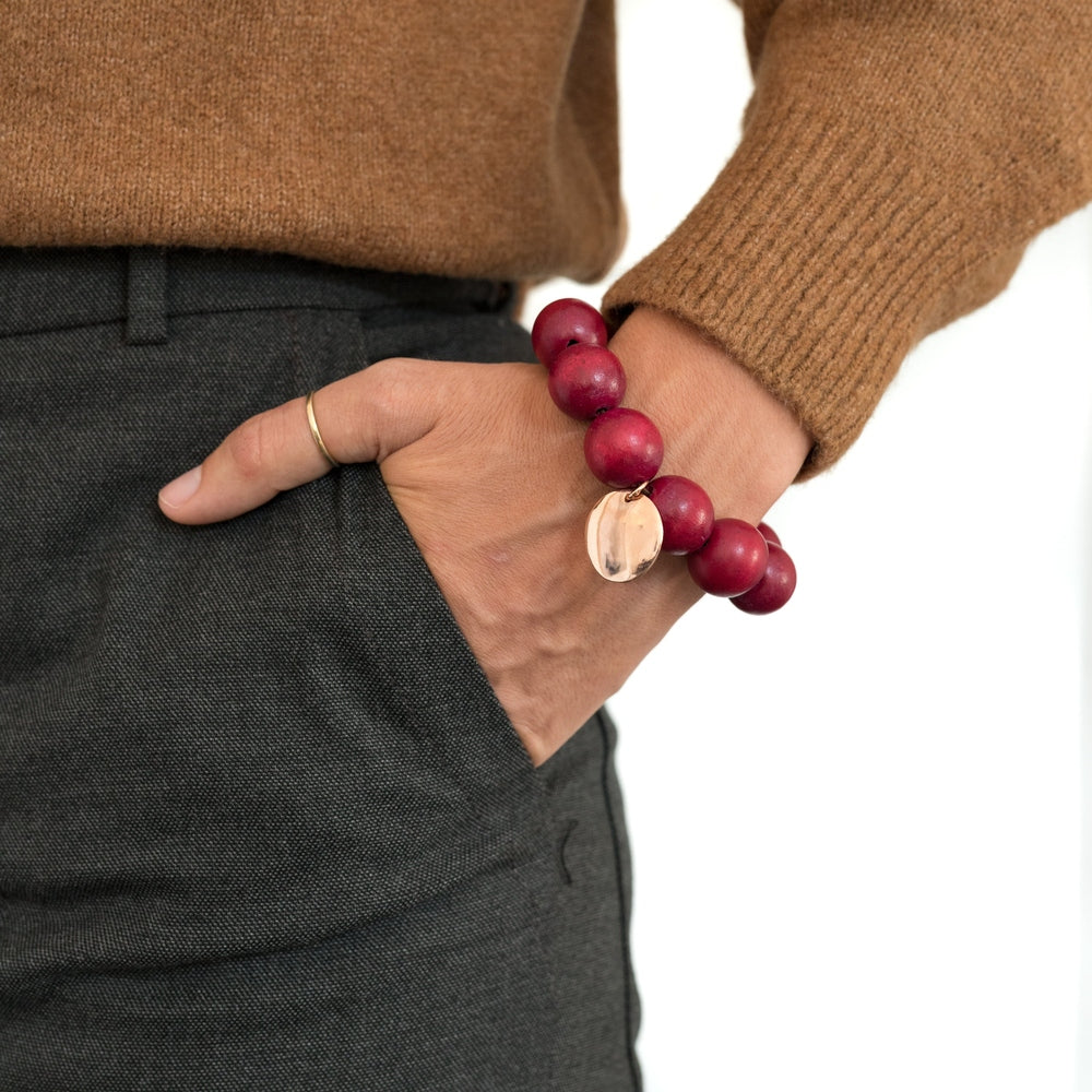 EBRU ARMBAND HIMBEERE