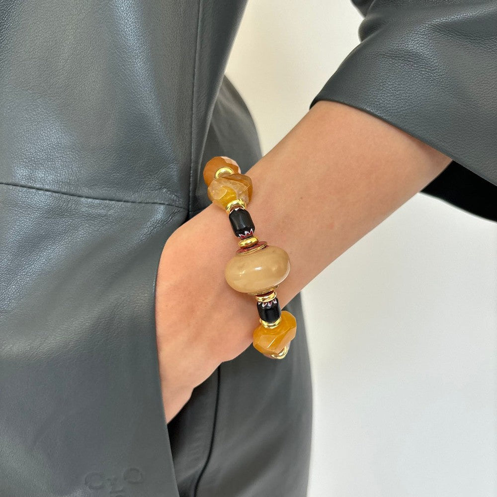 FANTASY ARMBAND COGNAC