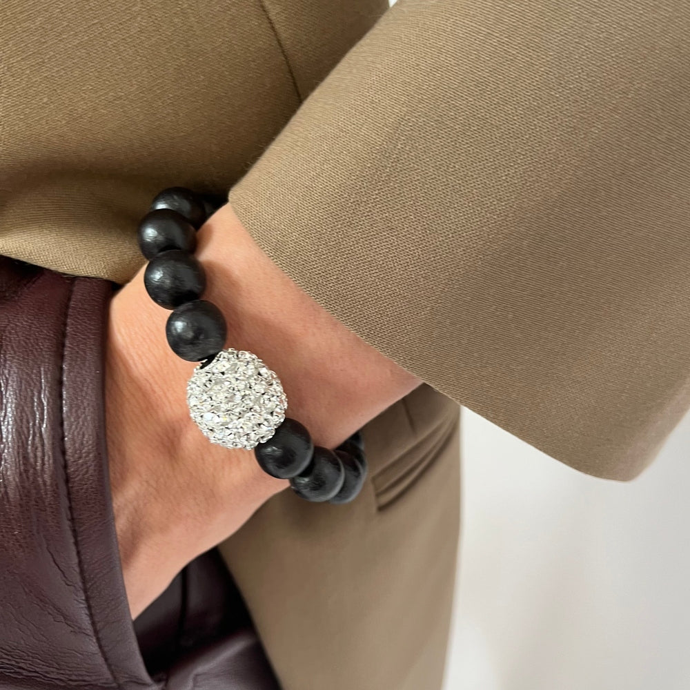 INA ARMBAND SWAROVSKI SCHWARZ