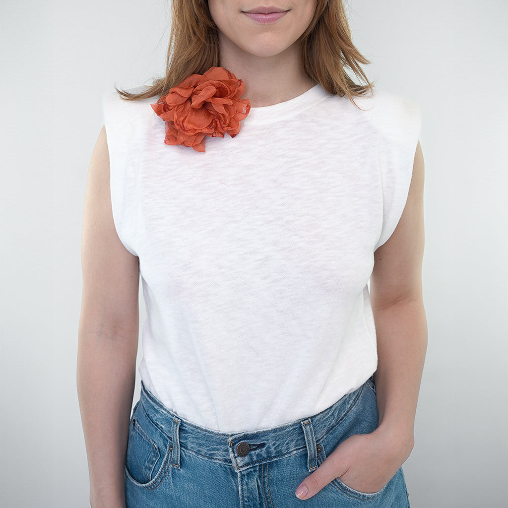 NADINE BROSCHE MINI ORANGE