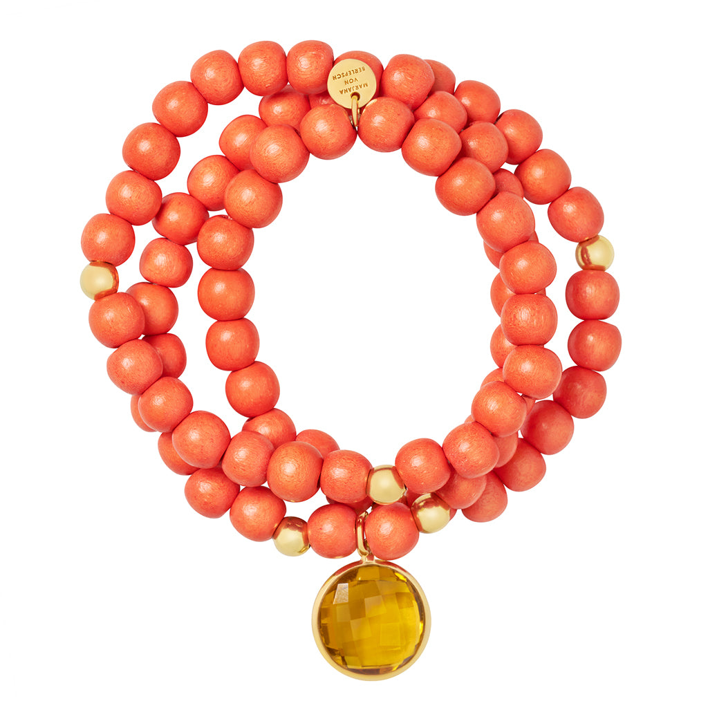 PINUS ARMBAND ORANGE CITRIN