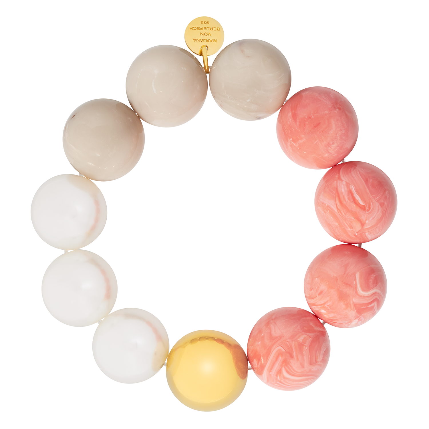 PAOLA MEDIUM ARMBAND KORALLE MIX