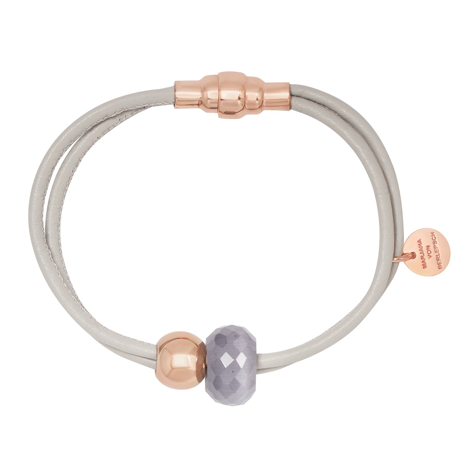 SALLY ARMBAND grauer Mondstein