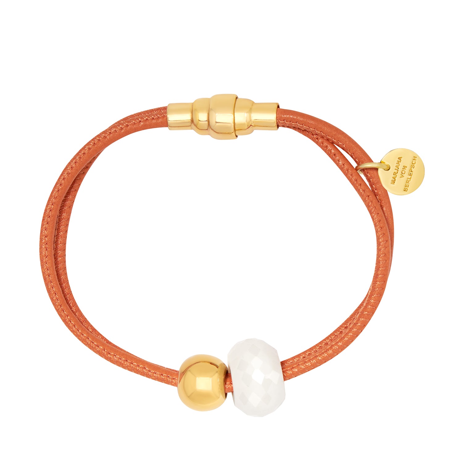 SALLY ARMBAND white onyx