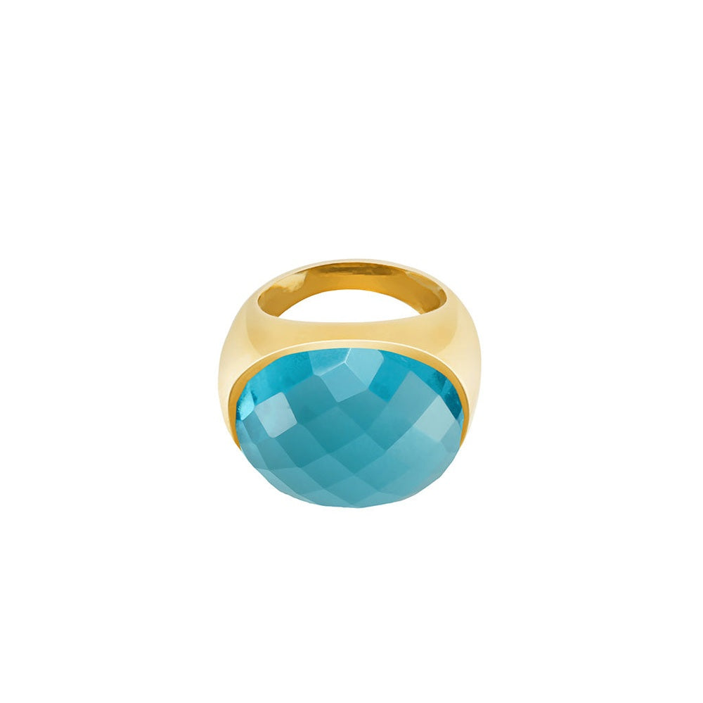 SHILA RING BLUE TOPAZ