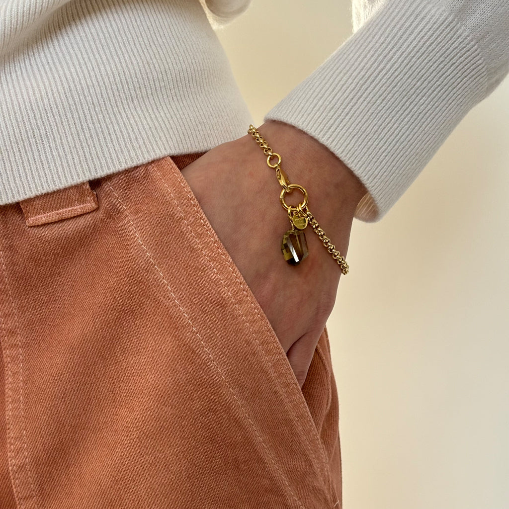 SVENJA ARMBAND RAUCHQUARZ