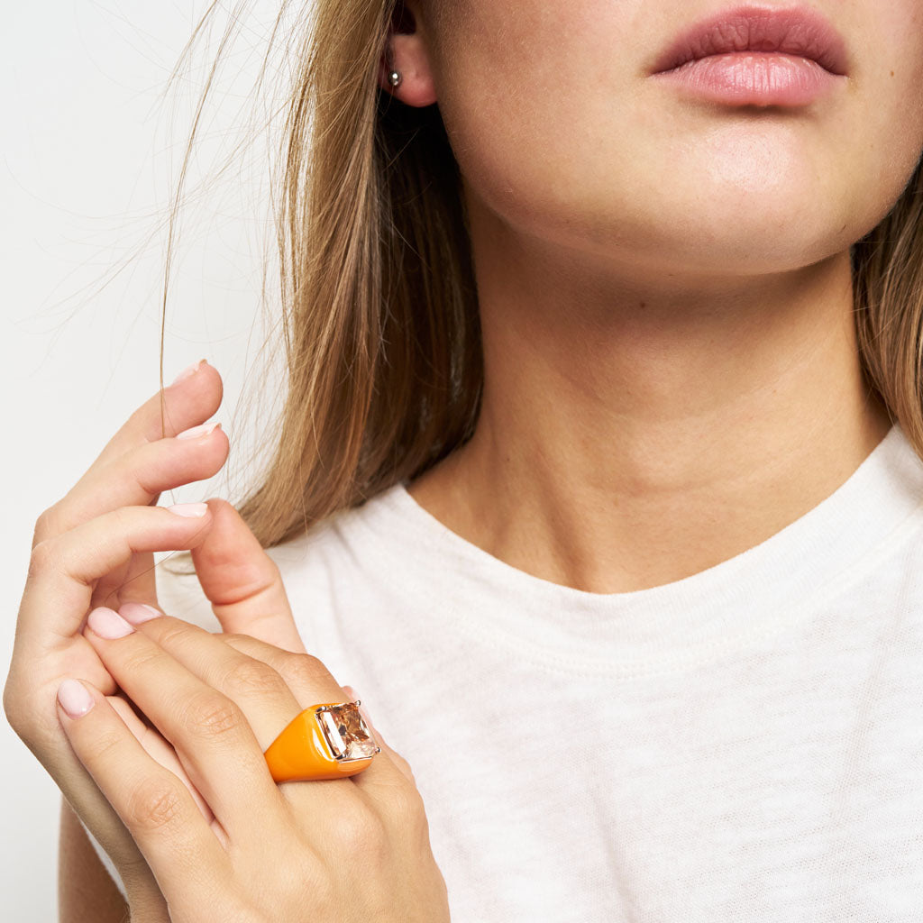SPIDER RING ORANGE