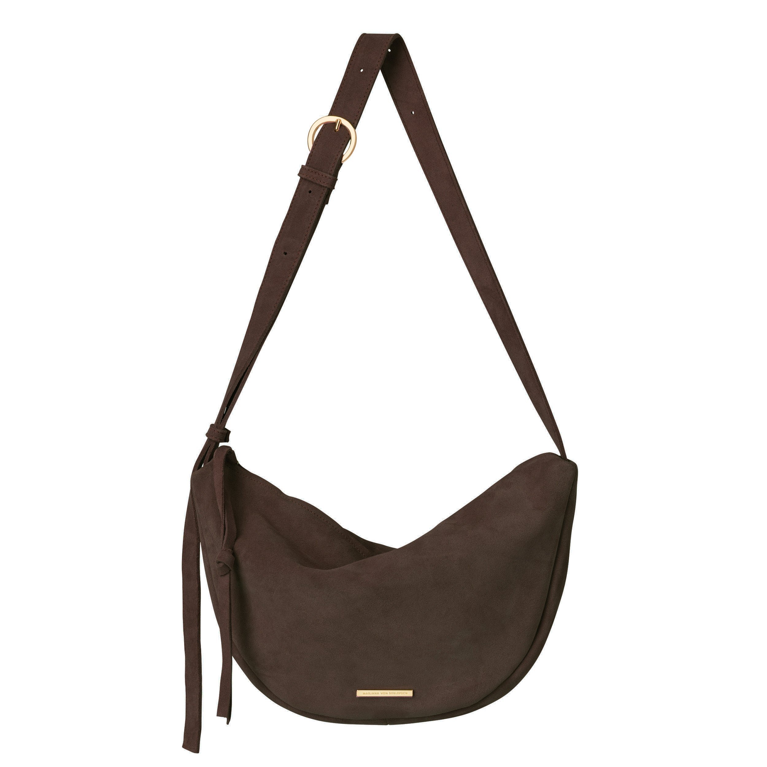 VENETIA TASCHE SMALL Schoko Suede