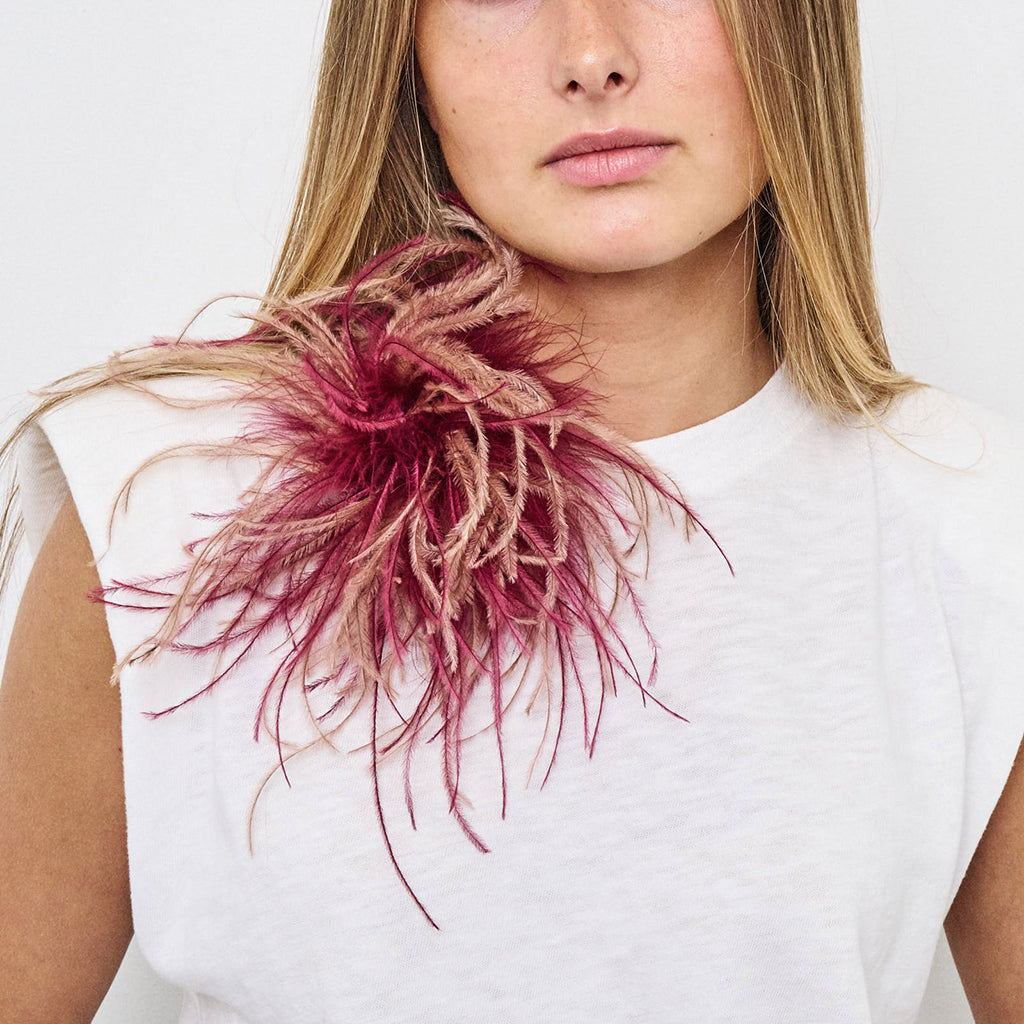 COPIA BROSCHE BORDEAUX BLUSH BICOLOUR