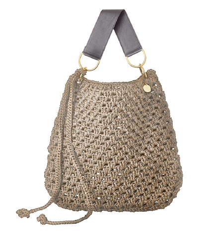 FREYA HÄKELTASCHE SAND