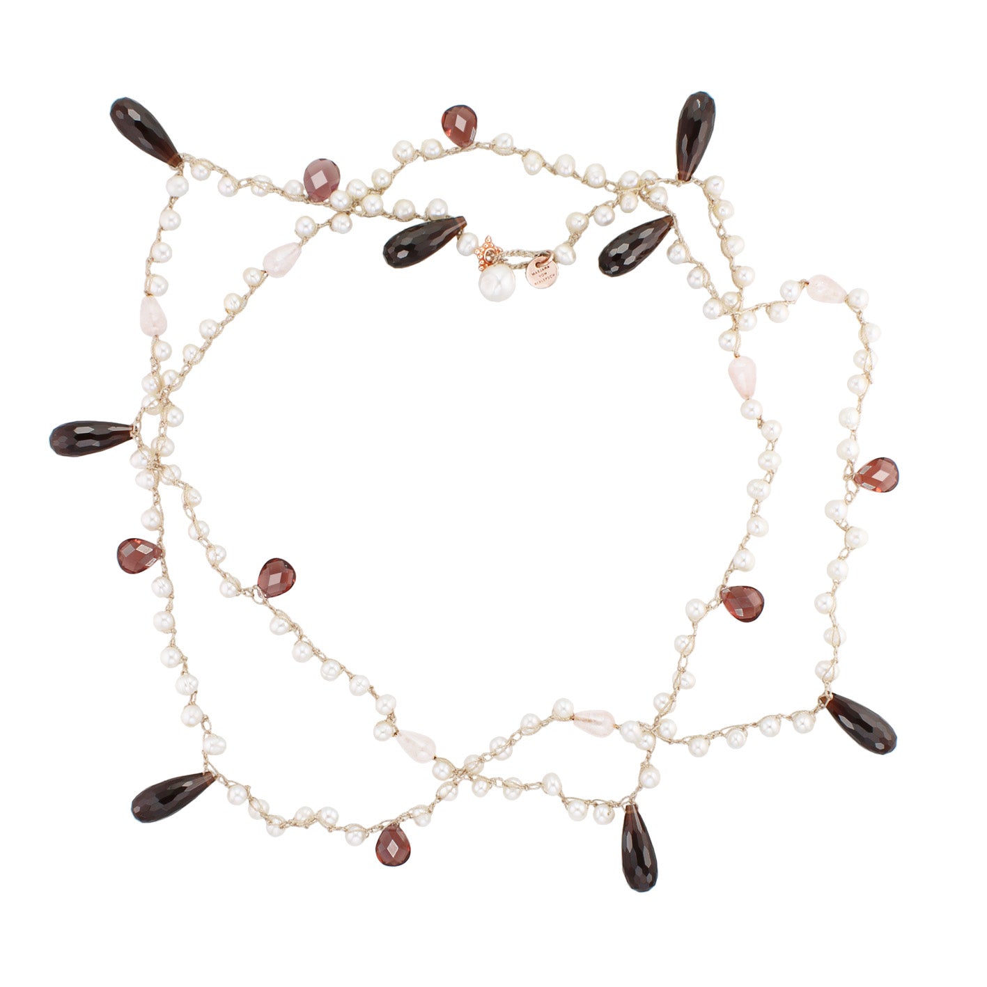 MAGIC EDELSTEIN KETTE PERLE