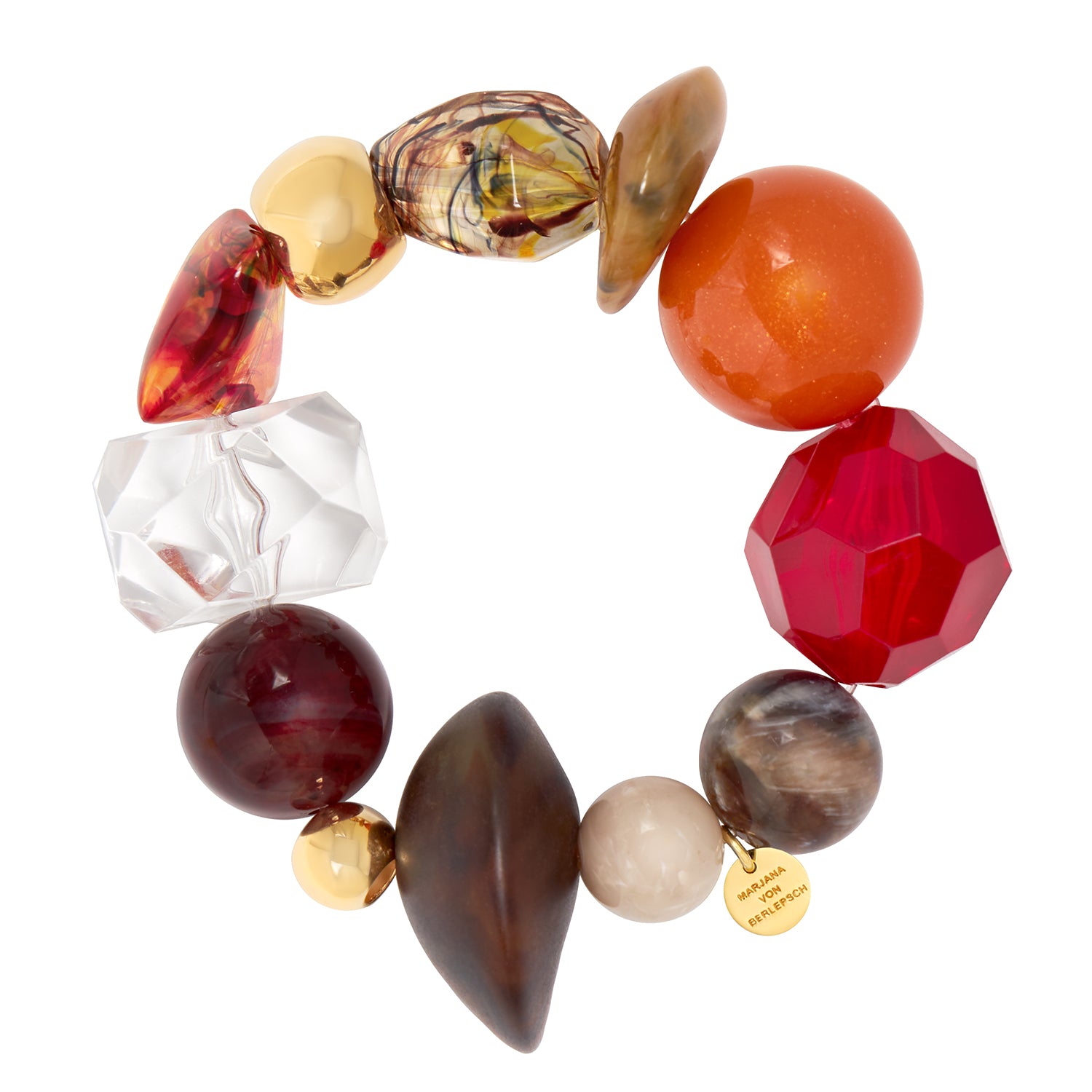 RUBINA ARMBAND ORANGE MIX