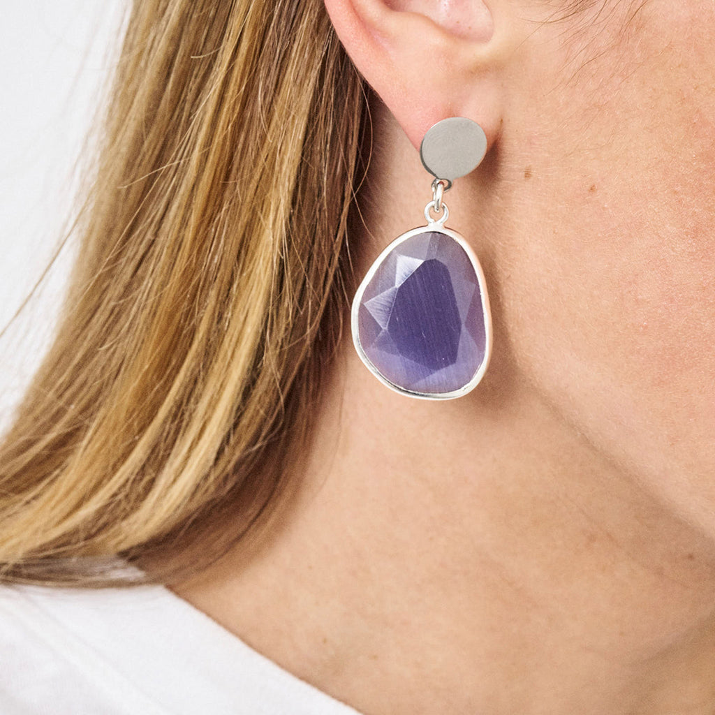 SHELLY OHRRINGE PURPLE