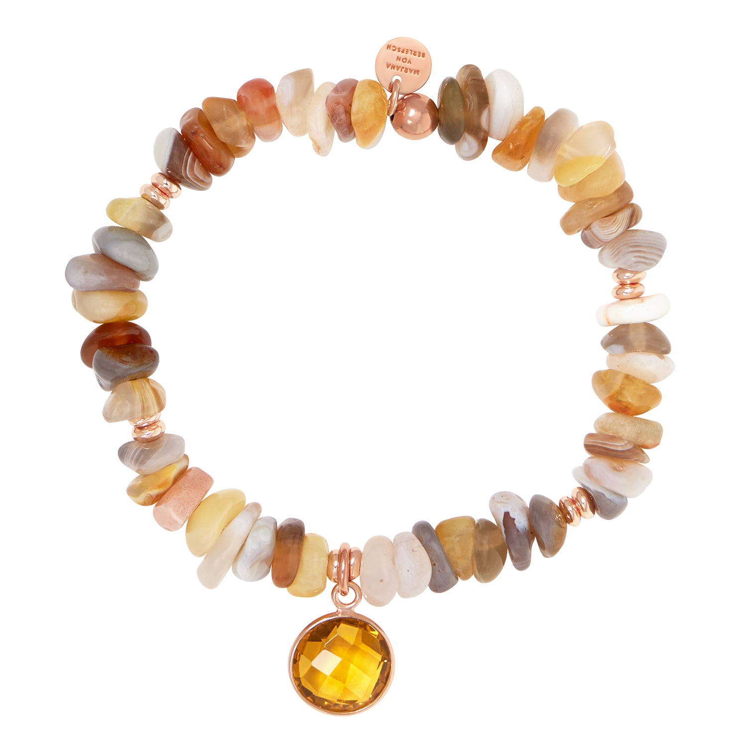 VIOLET ARMBAND MULTI CITRIN