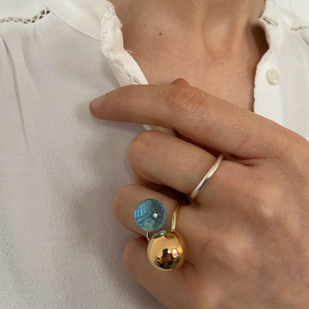 CAMA BLUE TOPAZ Kugelring