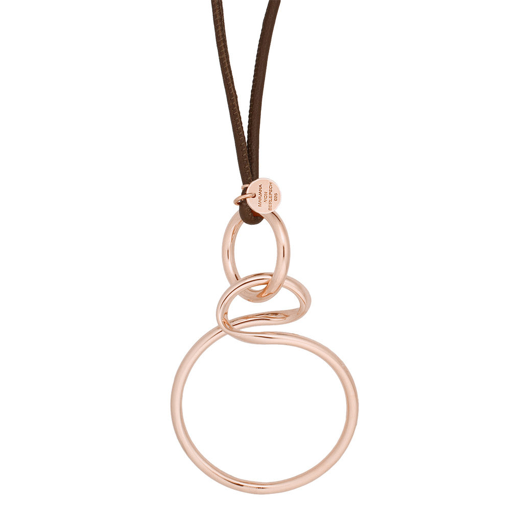 CHALLA Lederkette Anhänger