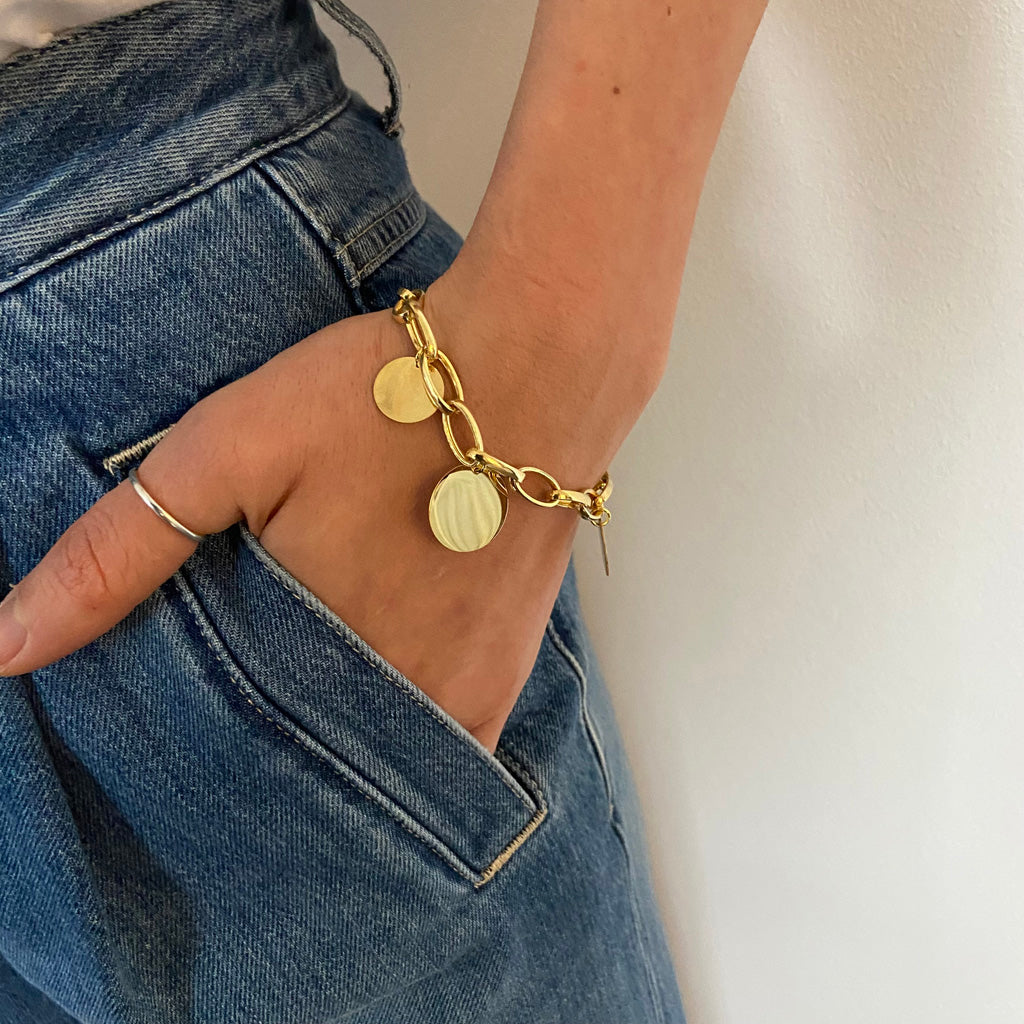 CYNTHIA ARMBAND PLÄTTCHEN