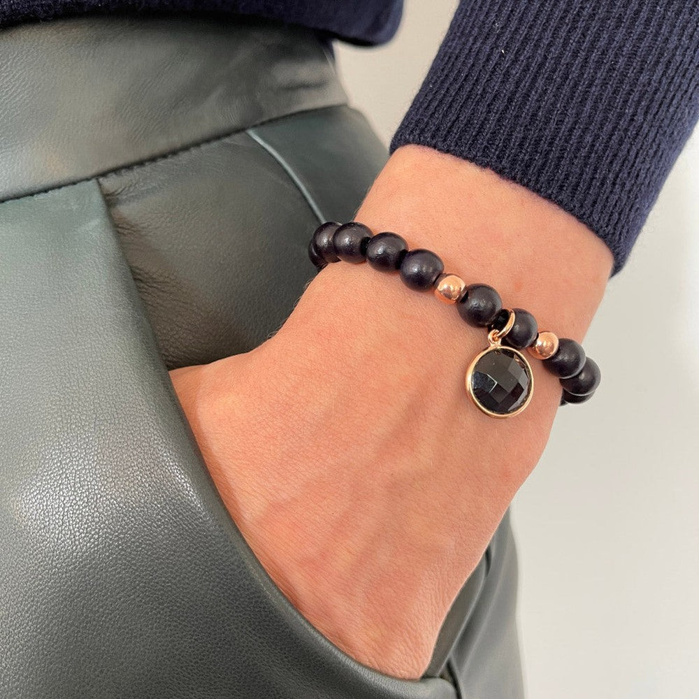 ELSA ARMBAND SCHWARZ SCHWARZER MONDSTEIN