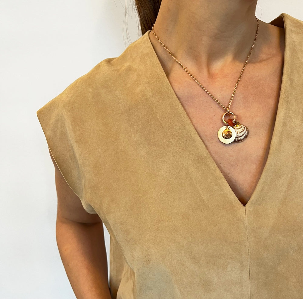 FANTY KETTE Muschel Schneckenhaus