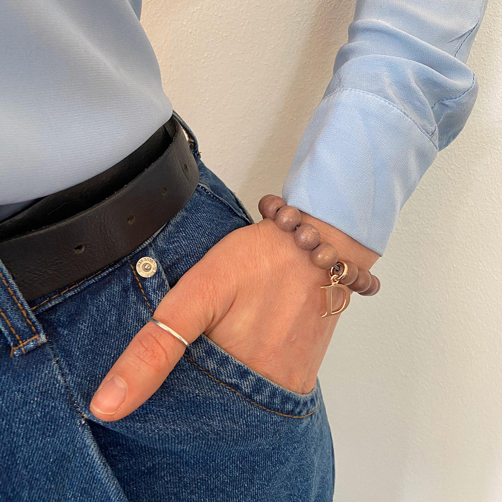 INA ARMBAND MARONE BUCHSTABE A-Z