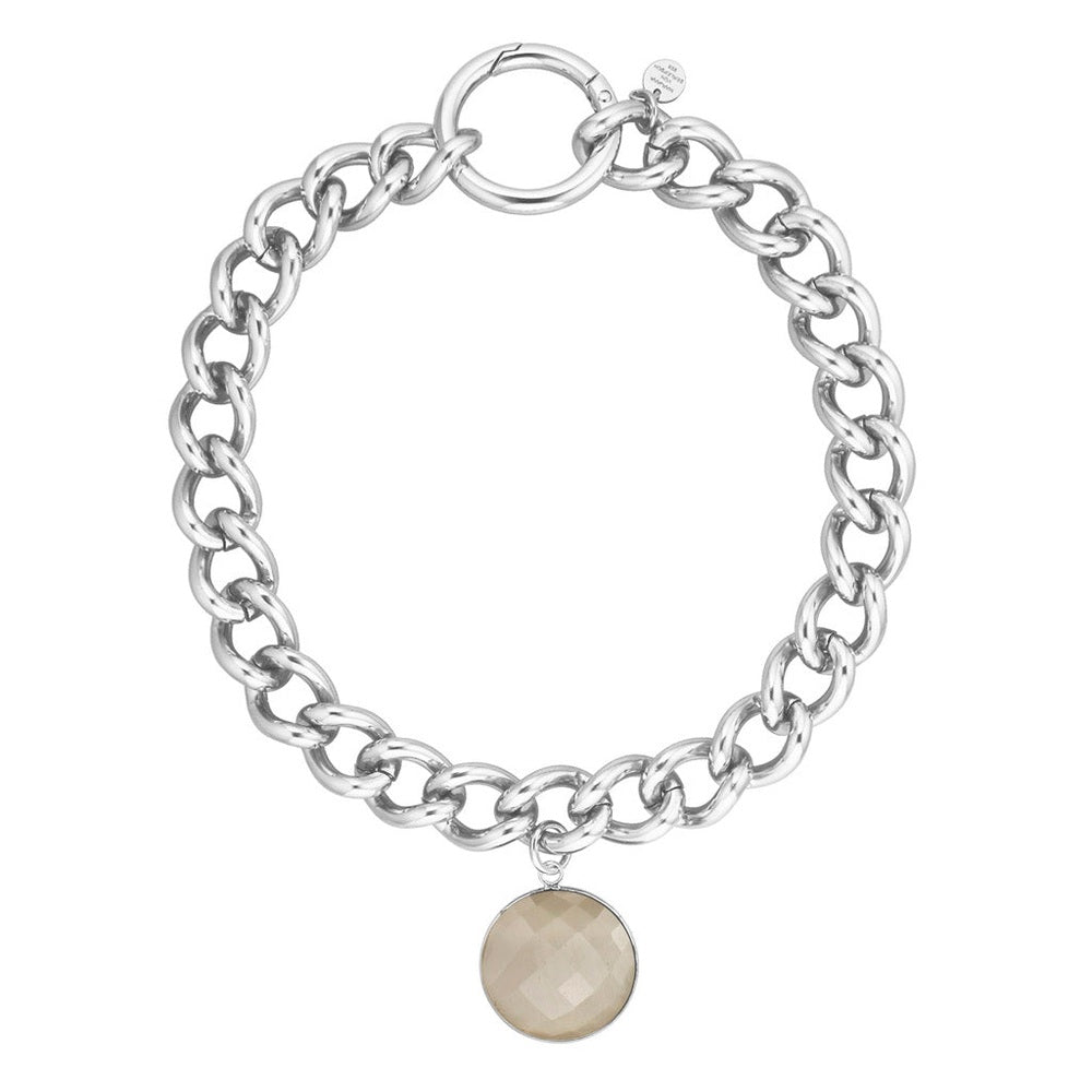 LIAM KETTE Silber Grauer Mondstein