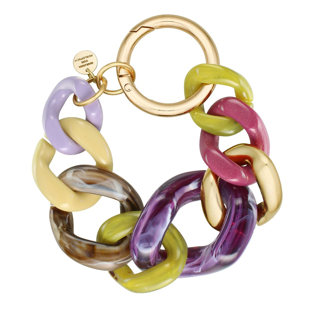 MORENA ARMBAND Lila Grün