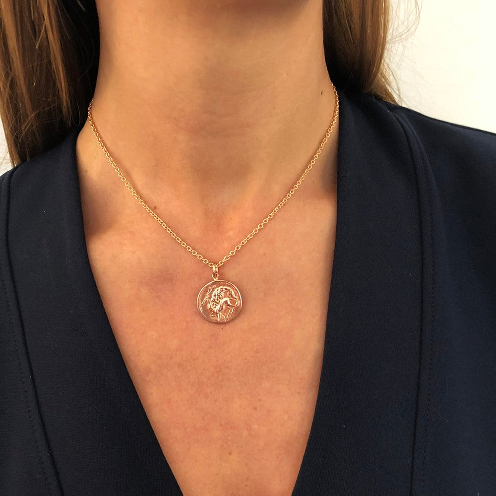 RUSHA Kette Small Antilope Münze
