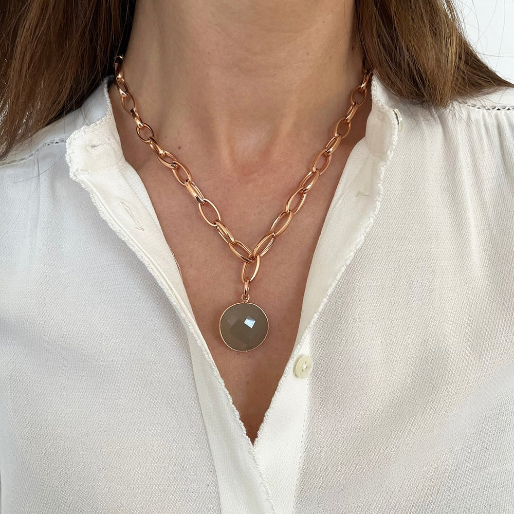 NINA Gliederkette Mondstein