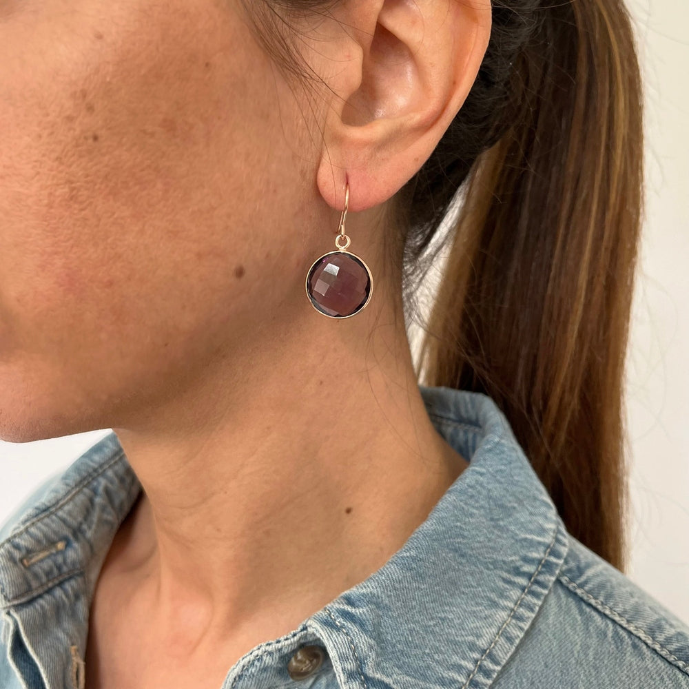 PIA OHRRINGE AMETHYST