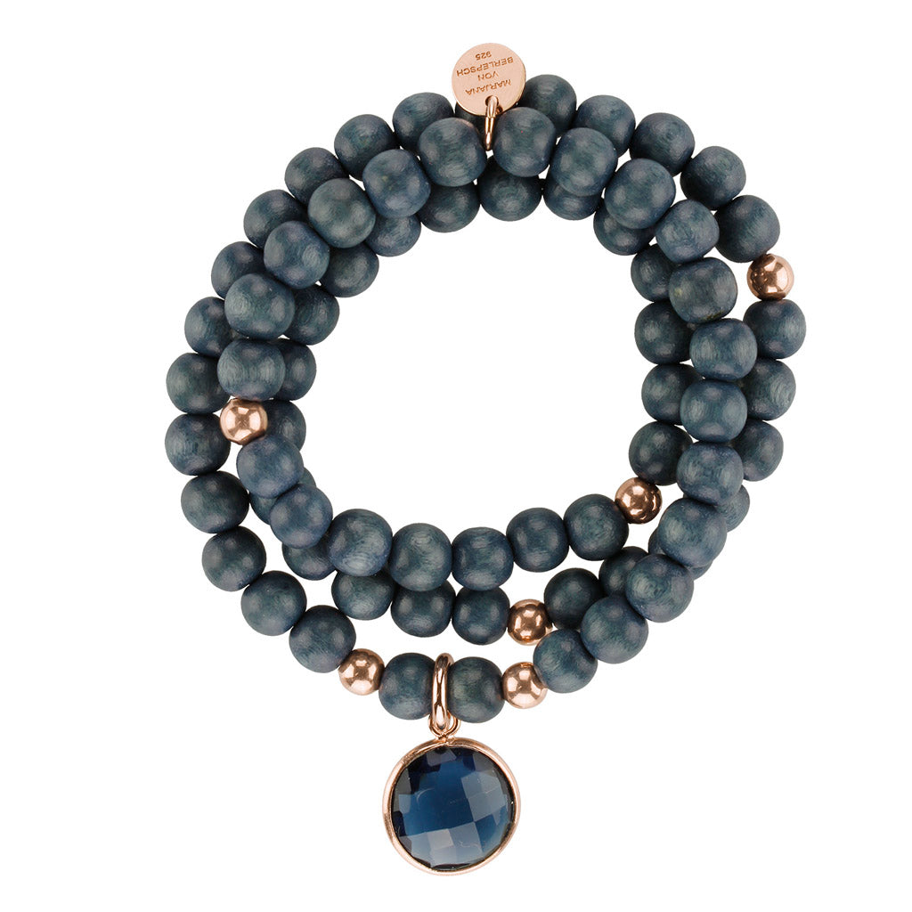 PINUS Armband Dunkelblau Blauer Quarz