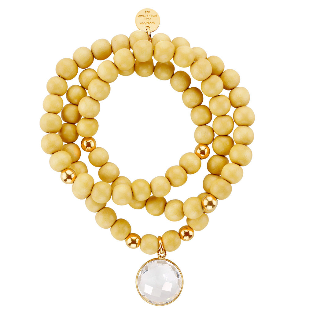 PINUS ARMBAND ZITRONE BERGKRISTALL