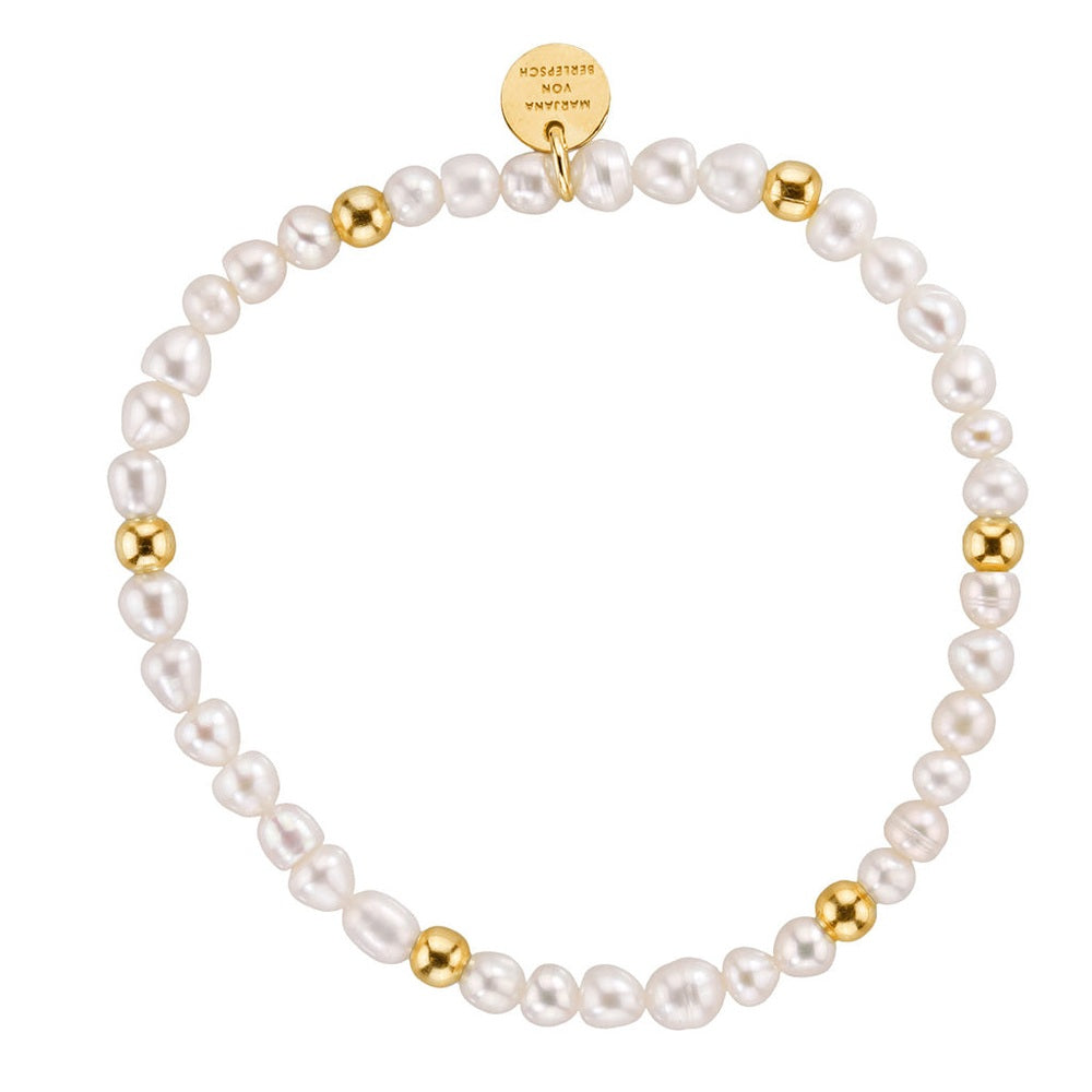 TILA ARMBAND Perle Gold