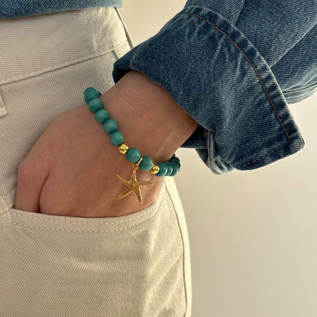 ELSA ARMBAND SEESTERN TÜRKIS