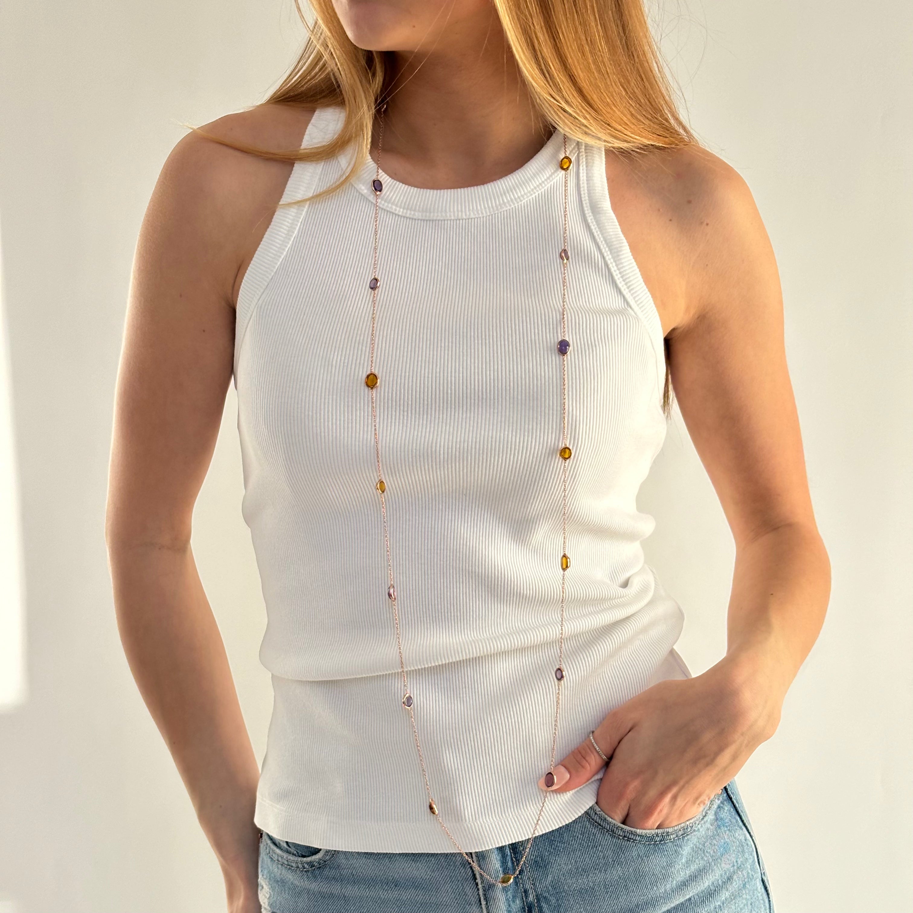 MYRTE KETTE CITRIN AMETHYST