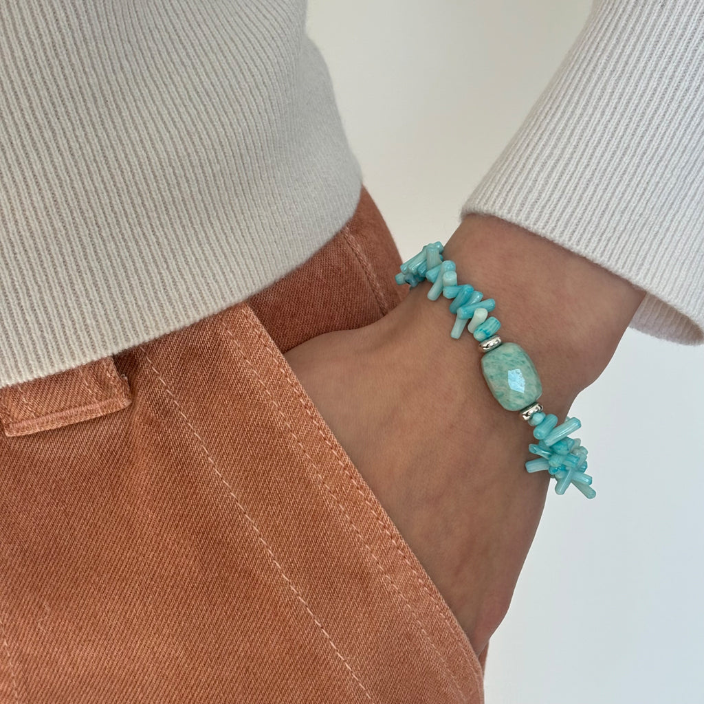 JAZZY ARMBAND AQUA