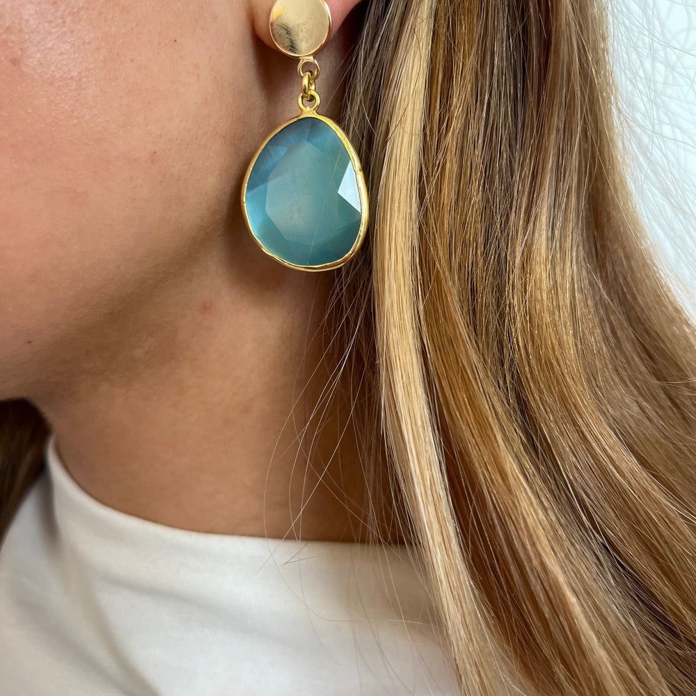 SHELLY OHRRINGE AQUA