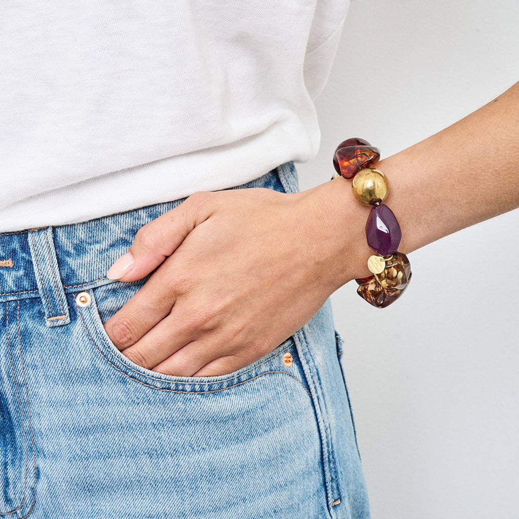 ASOS ARMBAND GRÜN MIX