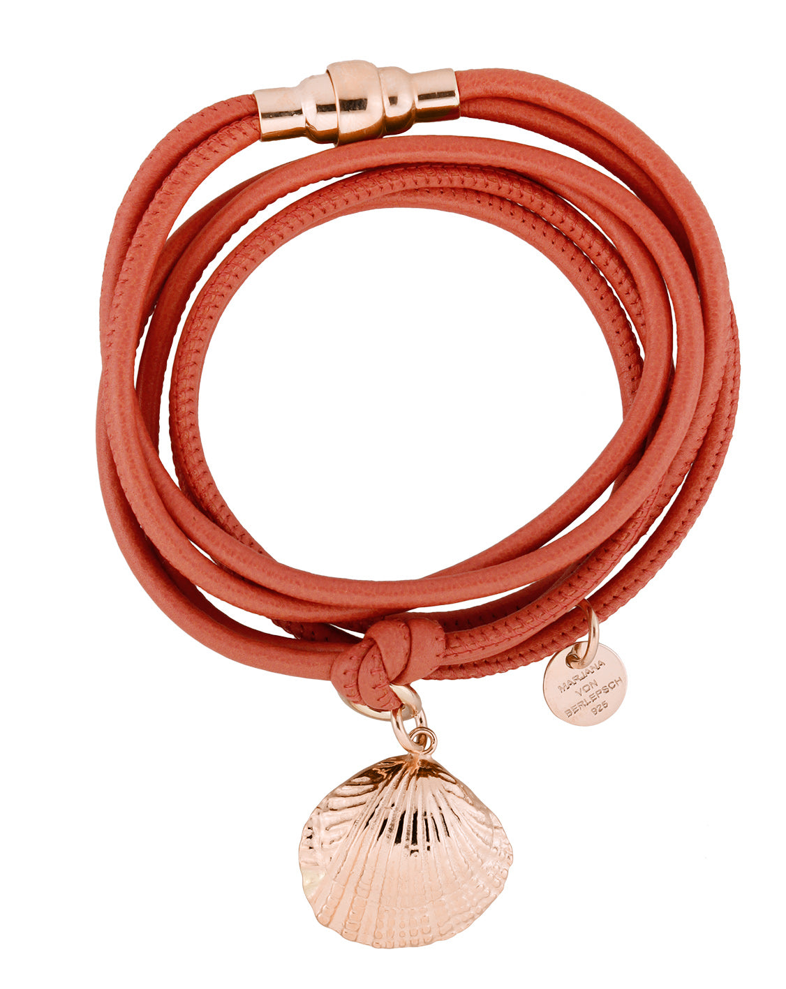 CHELSEA LEDERARMBAND Muschel