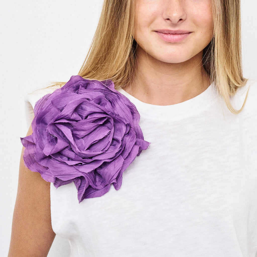 GINETTE BROSCHE LILA