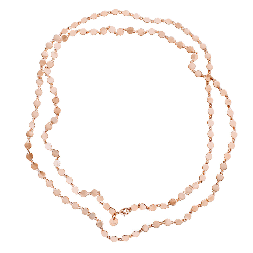 INSA PLÄTTCHENKETTE Roségold