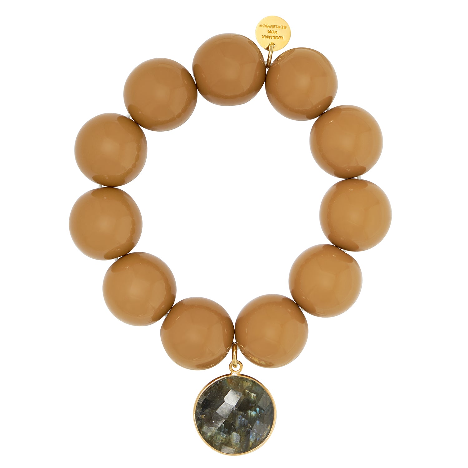 WATSON ARMBAND COGNAC LABRADORIT